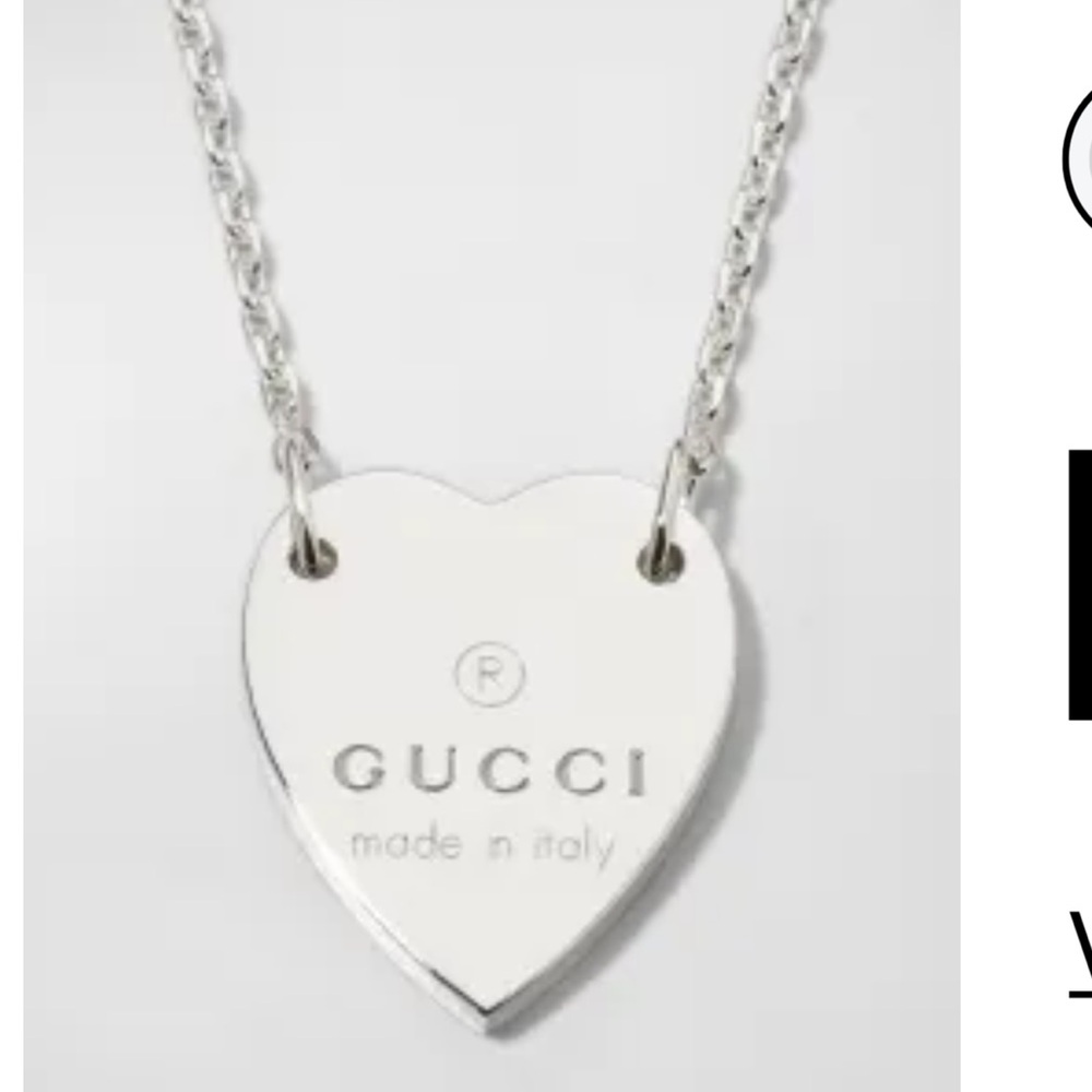 Gucci heart necklace